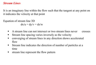 Fluid kinematics | PPTX