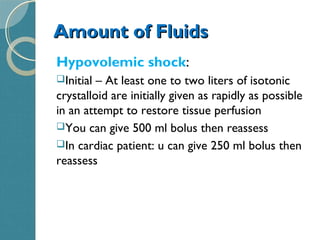 Fluid management in ICU | PPT