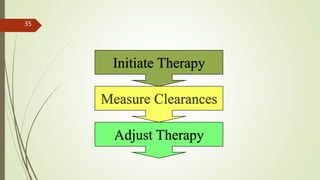 Initiate Therapy
Measure Clearances
Adjust Therapy
35
 