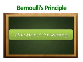 Bernoulli’s Principle

 