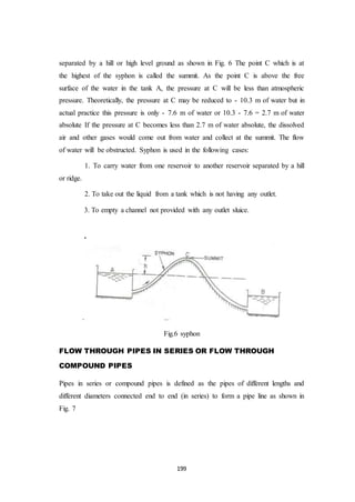 Fluid mechanics notes