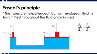 Pascal In Science FLUID MECHANICS: The wonders of the Physics of FLuids | PPTX