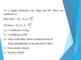 Fluid Mechanics- Aditya Deshpande 42
 