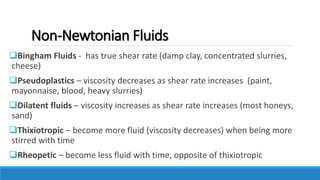 Two Common Rheopetic Fluids FLUID MECHANICS_101718.pptx