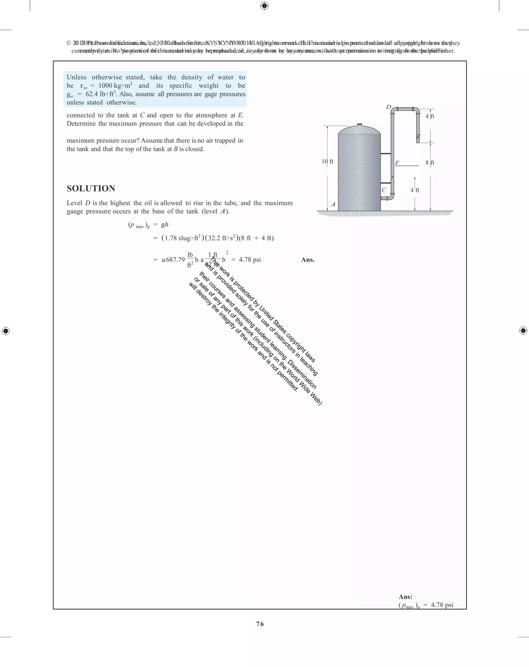 Fluid mechanics 2nd edition hibbeler solutions manual PDF