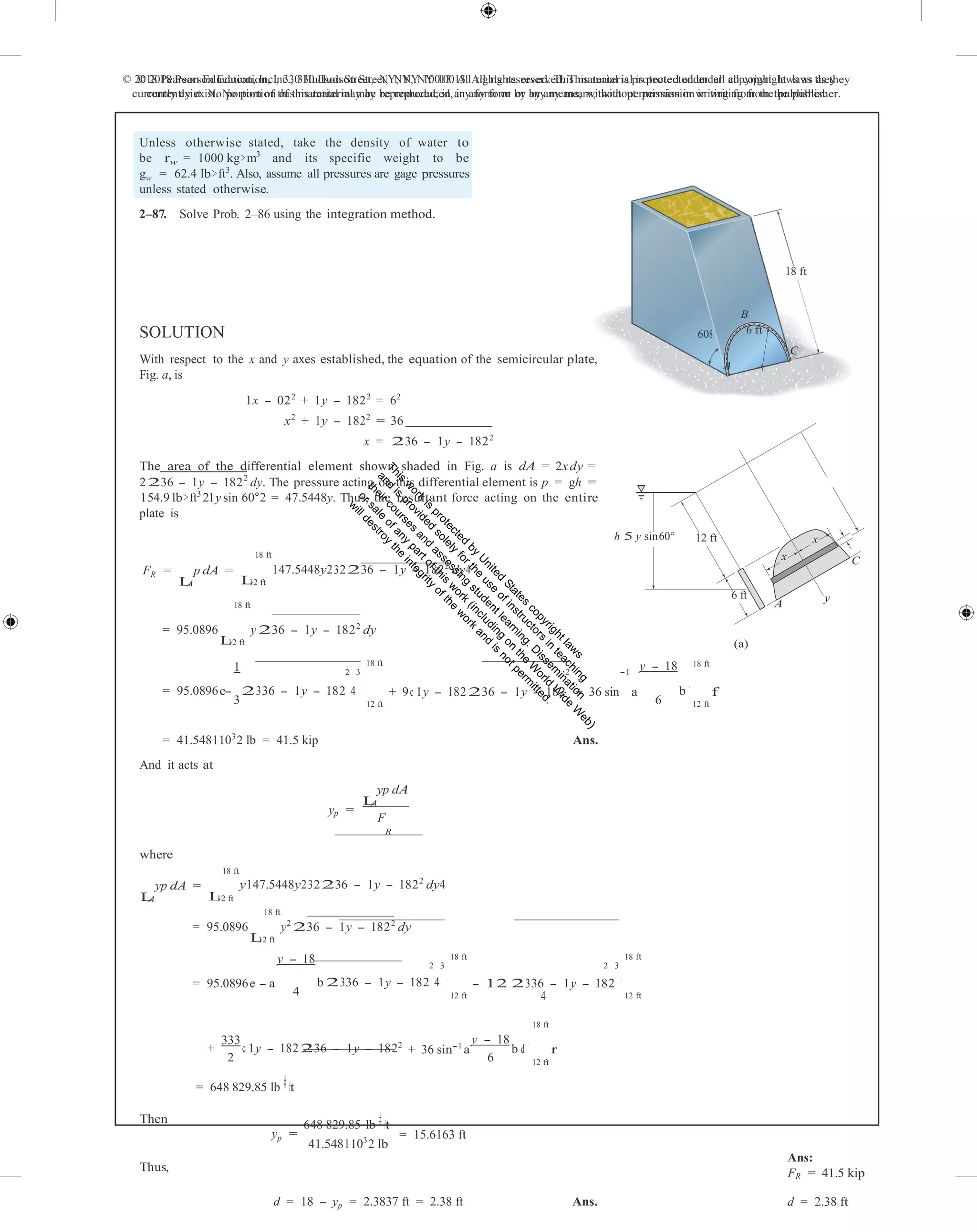 Fluid mechanics 2nd edition hibbeler solutions manual | PDF