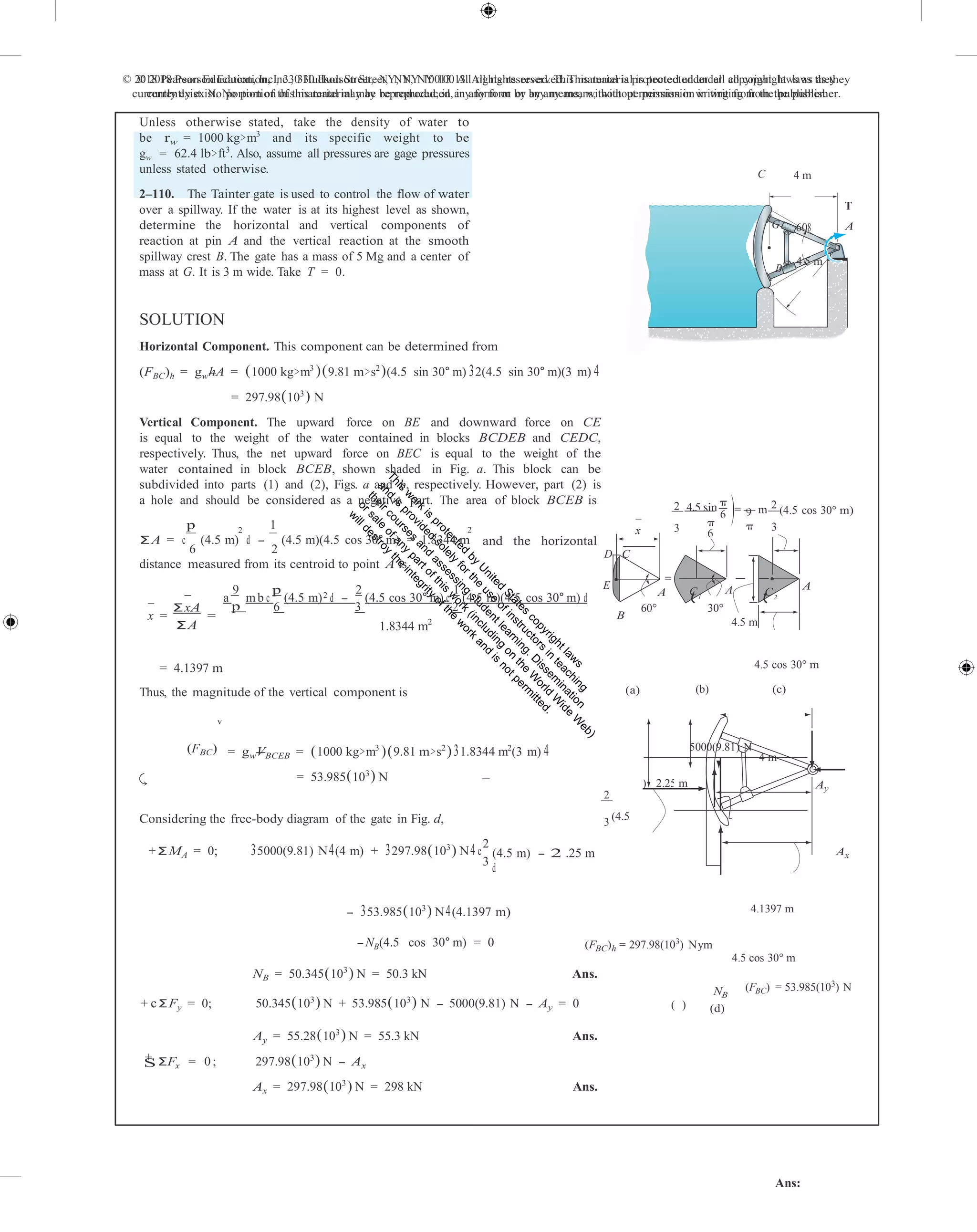 Fluid mechanics 2nd edition hibbeler solutions manual | PDF