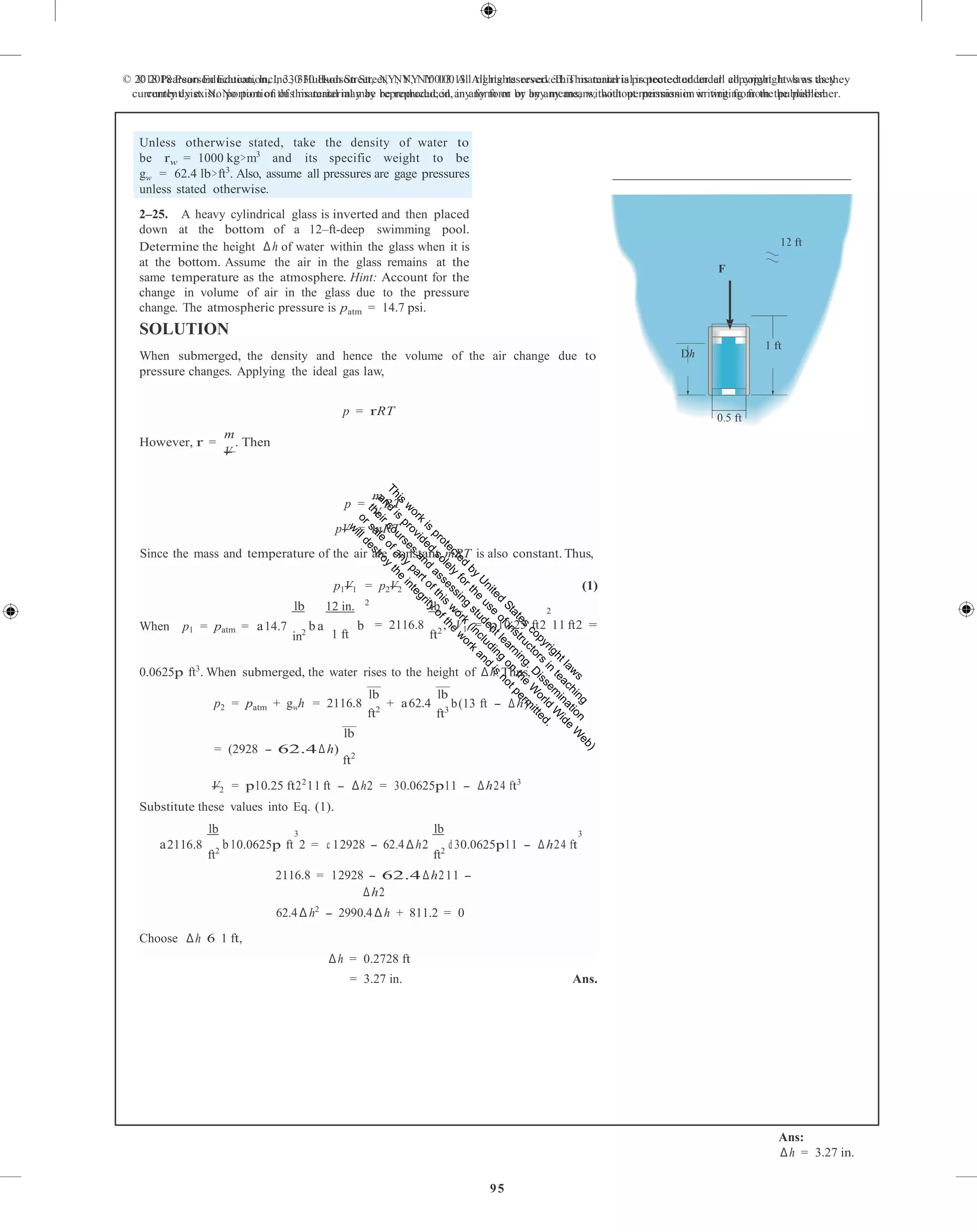 Fluid mechanics 2nd edition hibbeler solutions manual PDF