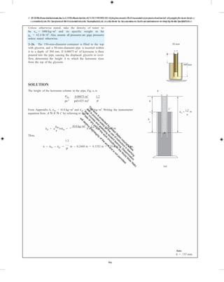 Fluid mechanics 2nd edition hibbeler solutions manual | PDF