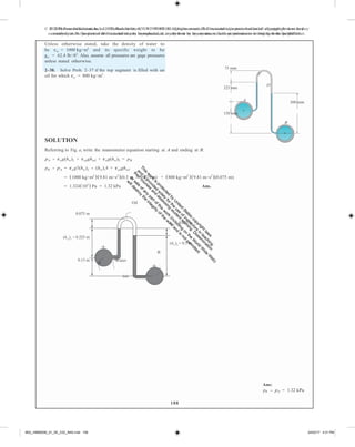 Fluid mechanics 2nd edition hibbeler solutions manual | PDF