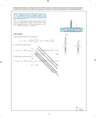 Fluid mechanics 2nd edition hibbeler solutions manual | PDF