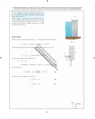 Fluid mechanics 2nd edition hibbeler solutions manual | PDF