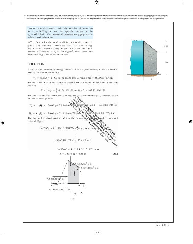 Fluid mechanics 2nd edition hibbeler solutions manual