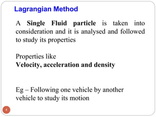 Fluid mechanics and machinery - Flow characteristics of Fluid | PPTX