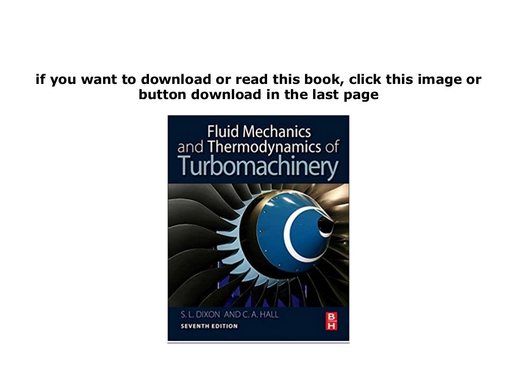 Fluid Mechanics And Thermodynamics Of Turbomachinery 7th Edition