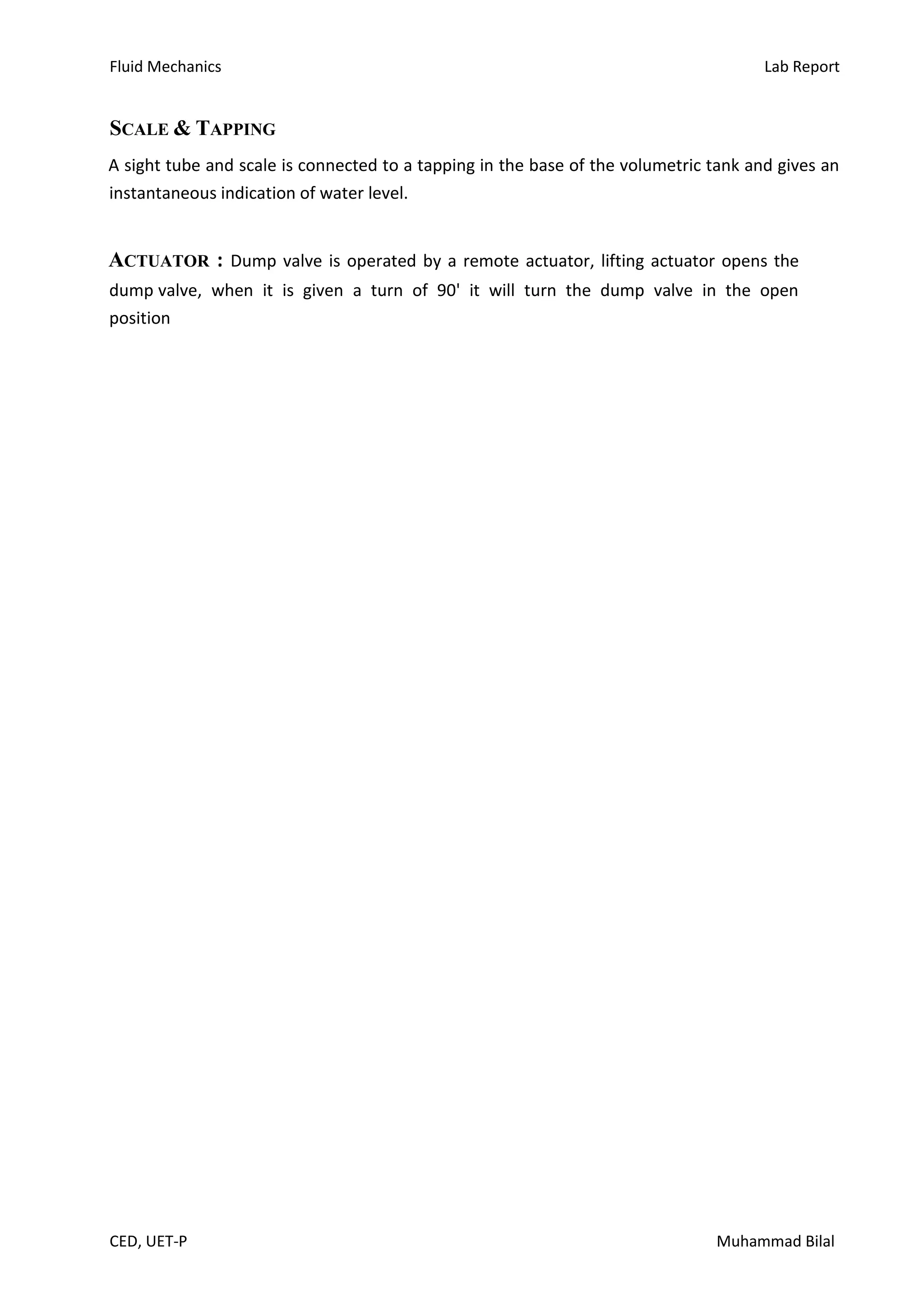Fluid Flow Lab Report.pdf Fluid mechanics Lab Report | PDF