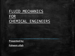 Fluid Mechanics - 1 | PPT