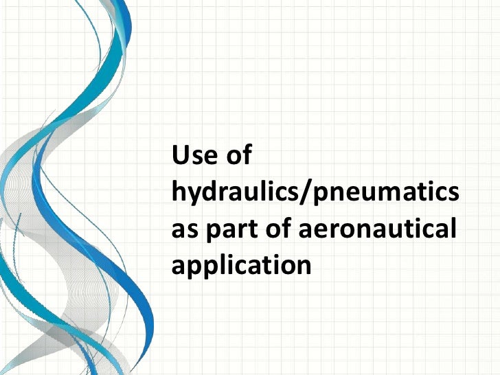 Applications of Fluid Mechanics