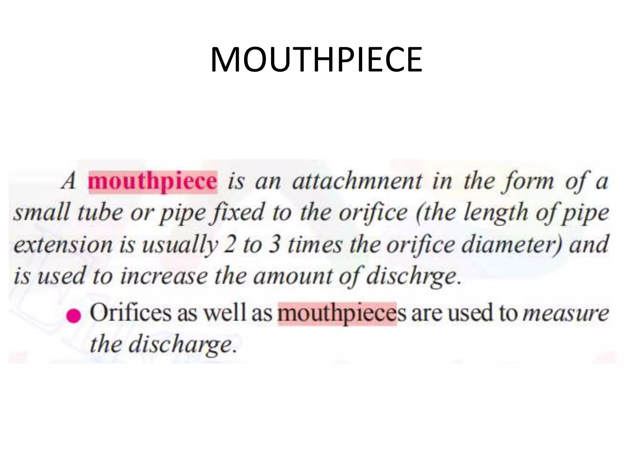 MOUTHPIECE
 