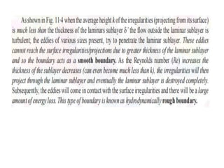 laminar and Turbulent flow