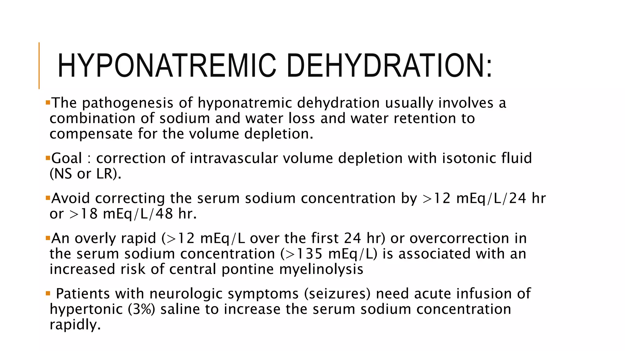 Fluid management in Pediatrics PPT