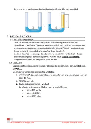 factoriadecientificos.blogspot.com   Conceptos básicos de fluidos   4
 