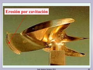 Erosión por cavitación 
José Agüera Soriano 2011 69 
 