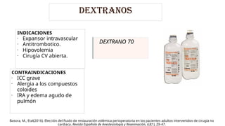 Dextrano Inyectable fluidoterapia coloides y cristaloides importancia clinica.pptx