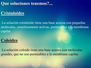 Fluidoterapia farmaco | PPT