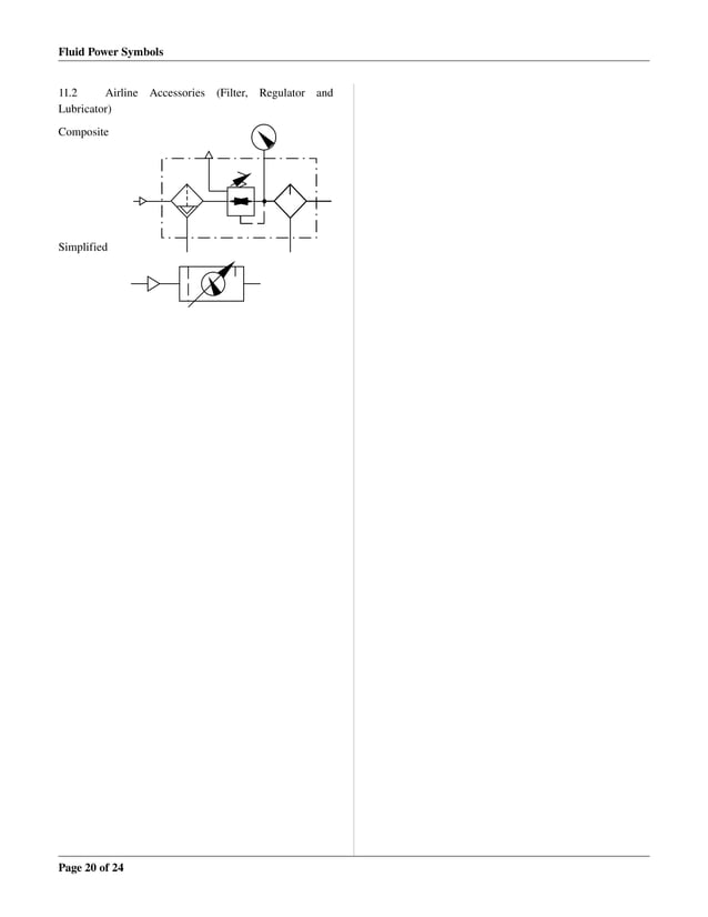 Fluid power graphic symbols PDF