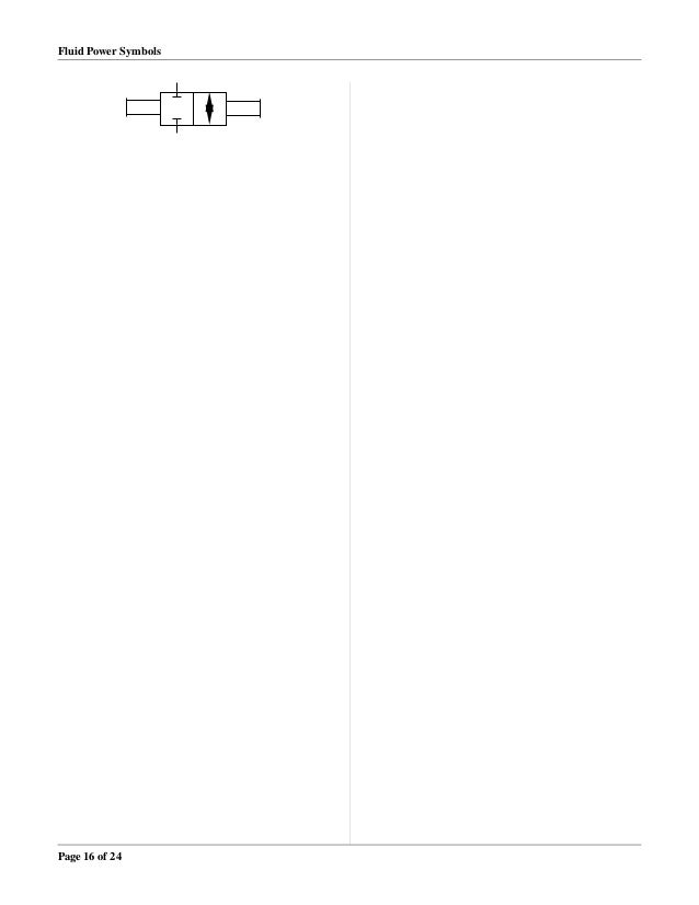 Fluid power graphic symbols
