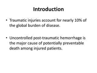 Fluid resuscitation in trauma | PPTX