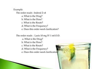 RULE OF CONVERSIONWhen converting from a larger unit of measure to a smaller unit, multiply the larger unit by (1000, 100, 10) or move the decimal to the right.When converting a smaller unit of measure to a larger unit, divide the smaller unit by (1000, 100, 10) or move the decimal to the left.e.g. 	2.5 grams   =       ___________ mg.