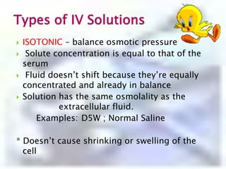 ElectrolytesAnelectrolyteis a substance, that when dissolved in water, gives a solution that can conduct electricity Ion -atom or molecule carrying an electrical charge       cation –develop a positive charge                   ex. Na, K, Ca, Mg       anions –develop a negative charge                   ex. Cl, HCO, PO4These charges are the basis of chemical interactions inThe body necessary for metabolism and other function 
