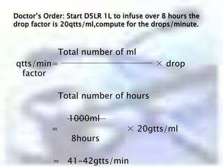 WHO Treatment Plan BORS(ml)  					the mother slowly gives the recommended amount of ORS by spoonfuls or sipsNote: If the child is breastfed, breast-feeding should continue.After 4 hours, reassess and reclassify dehydration, and begin feeding to provide required amounts of potassium and glucose. Wt kg x 75 for 4h