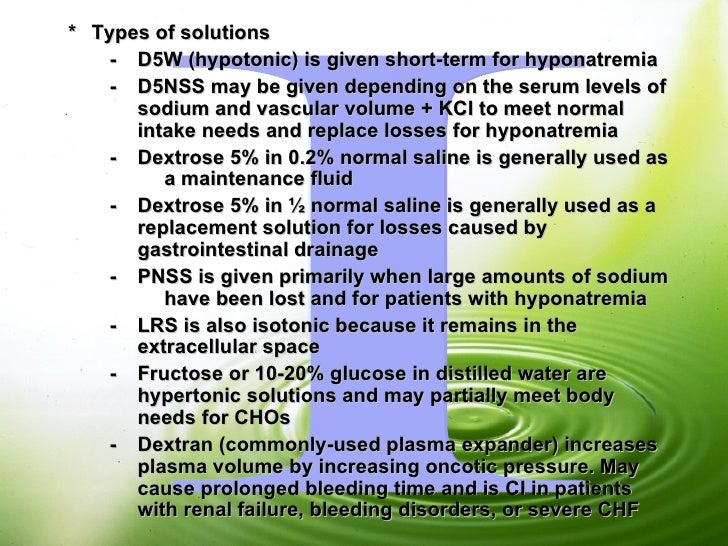 Fluidsandelectrolytes