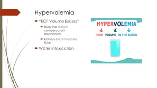 Comprehensive Overview of Fluid and Electrolyte Imbalances in Clinical ...