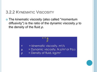 Fluids and their properties