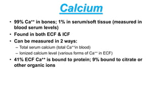 Fluids & electrolytes imbalances | PPTX | Blood Disorders | Diseases ...
