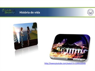 I + J + K + L + M+ N + O =
   História de vida vida
          História de
Tipos                         Características     Produtos existentes no
                                                  mercado
Produtos Comerciais           Fácil utilização    Avenet
                              Custos              ePortaro
                              Tecnicamente        Nuventive
                              fiável              Task Stream
                                                  BlackBoard
Produtos de uma instituição   Tecnicamente        SAMI (SAVIE)
educativa                     Baixos custos       Cyberfolio (CS Coeru dês
                                                  Vallés)
                                                  APOM (CS Saint-Hyacinthe)
                                                  e Portfolio (Universidade de
                                                  Concordia)
Open Source                   Acessibilidade a      Moodle
                              todos                 OSPI
                              Partilha com outras http://demo.osportfolio.org
                              comunidades           /portal/.
                                                    PLONE
                                     http://www.youtube.com/watch?v=LilHhit35mk
                                                    ELGG
                                                                                  16-06-2006
 