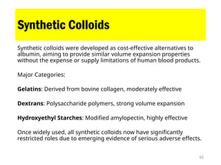 Intravenous Fluids PPT Crystalloids, Colloids, Balanced Crystalloids.pptx