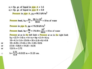 fluid statics+pressure head and devices.ppt