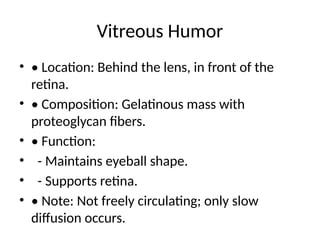 Viterous Humor Function Fluid_System_of_the_Eye (1).Hypermetropia calculation | PPTX