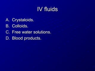 Fluid therapy | PPT