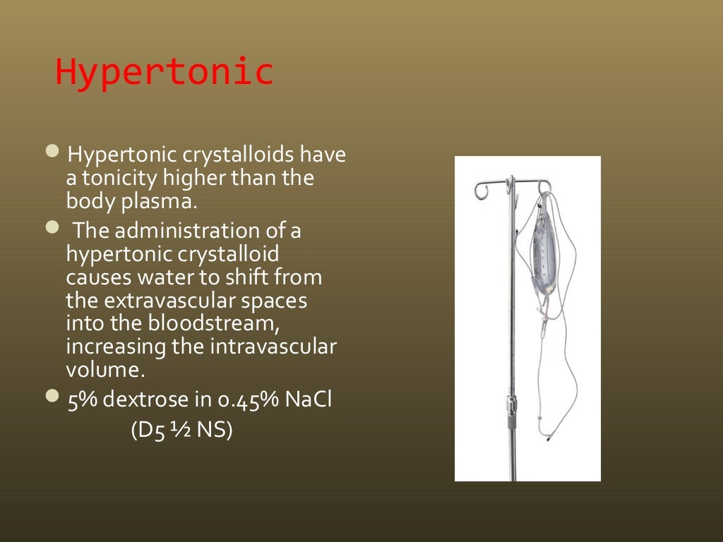 Fluid therapy