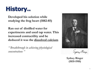 Sidney Ringer Fluid therapy: Principles | PDF