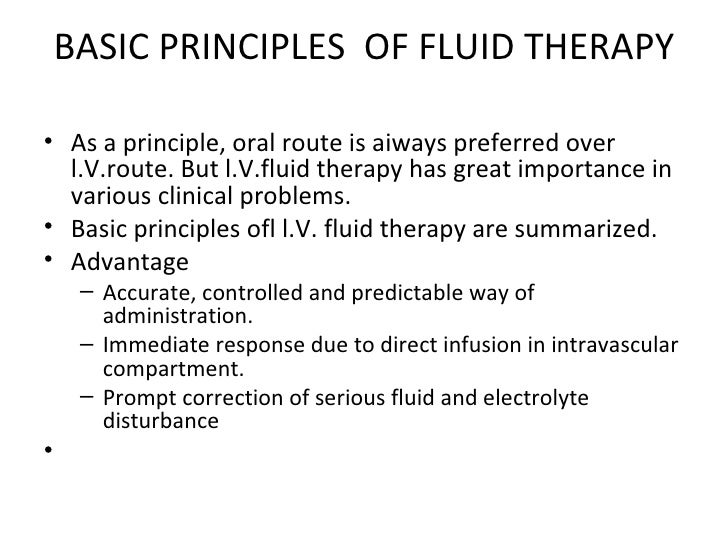 Fluid therapy2