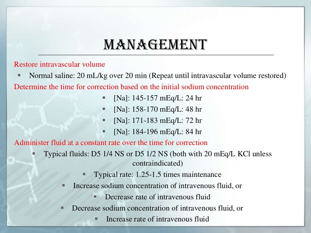 Fluid therapy in paediatrics