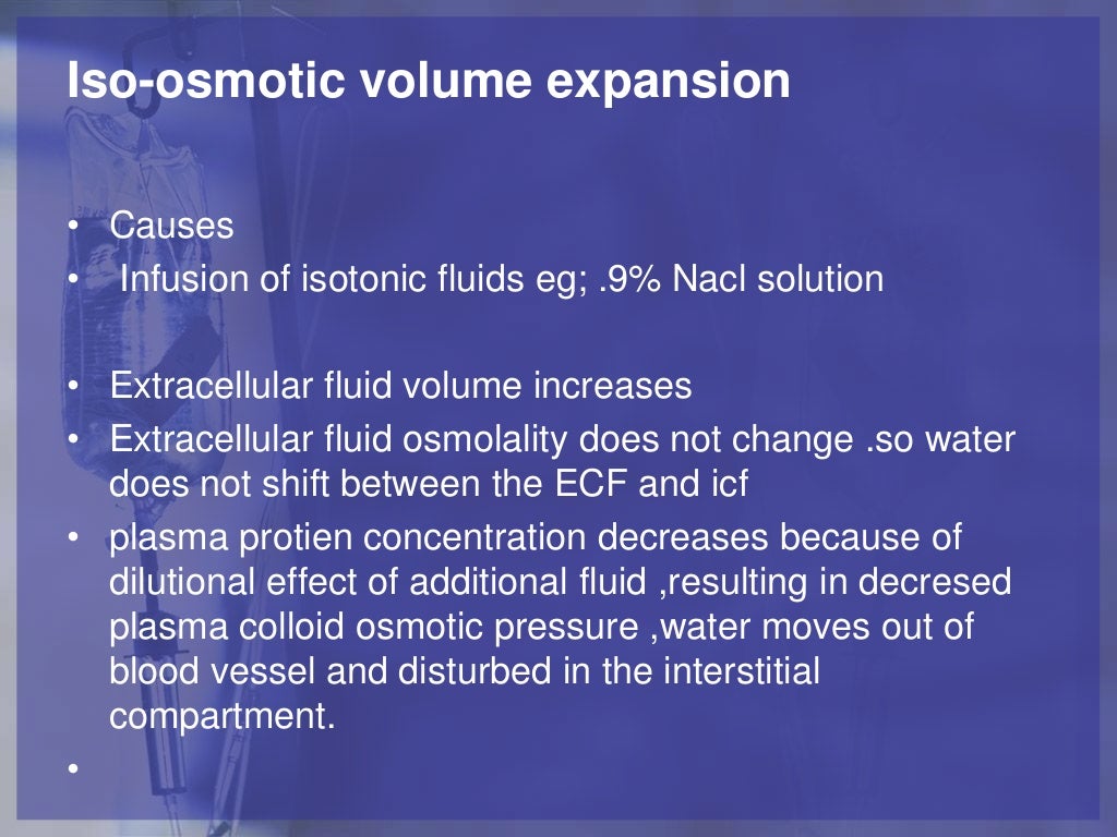 Fluid volume imbalances