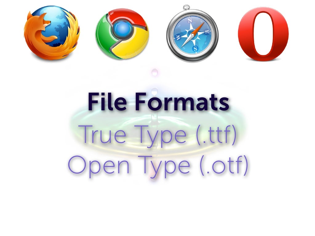 File Formats Web Open Font
